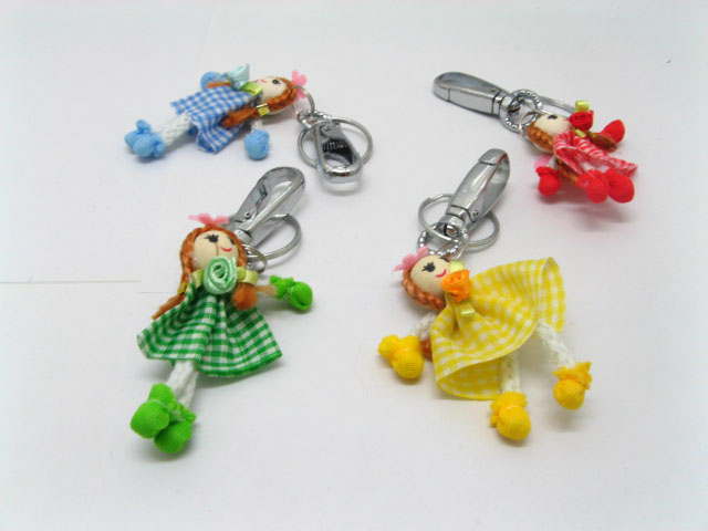 100 Colourful Cute Girl Doll Key Rings kr-p66 [kr-p66] - $39.60 ...