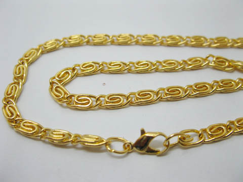 60 Strands 60cm Golden Scroll Link Finished Necklace Chains [ac-ch99 ...