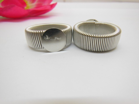 50Pcs Stretchable Ring Base RING Blanks Setting 17X12MM [ac-ri7] - $8. ...