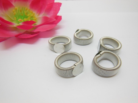 50Pcs Stretchable Ring Base RING Blanks Setting 17X12MM [ac-ri7] - $8. ...