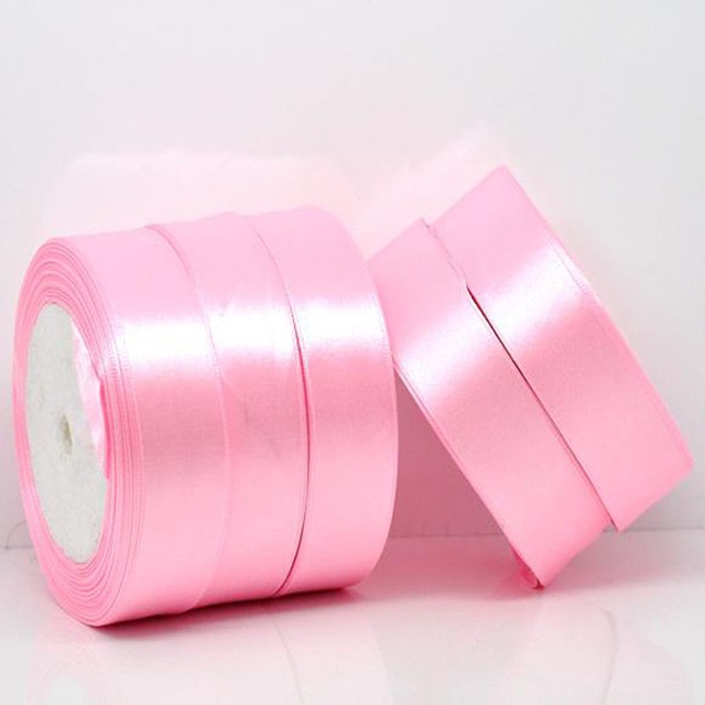 10Rolls X 25Yards Pink Satin Ribbon 9mm 10 Rolls x 25 Yards Pink Satin ...