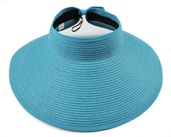 6Pcs Fashion Foldable Big Wide Brim Roll Up Sunhat Beach Hat [bh-h ...