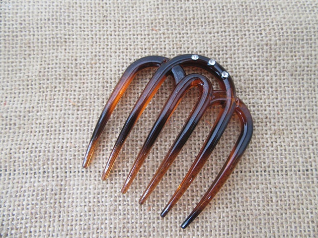 1Pc Gloss Hair Comb Barrette Soft Gentle Styling Grip Pin Hair [bh-ha ...