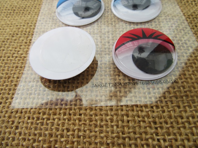 5Sheets x 10Pcs Self-Adhesive Joggle Eyes/Movable Eyes/Wiggle Ey [ot ...