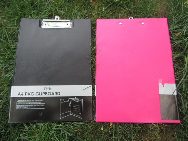 1Pc A4 Clipboard Solid Hardback File Folder Randomly Color [st-ot-ch119 ...