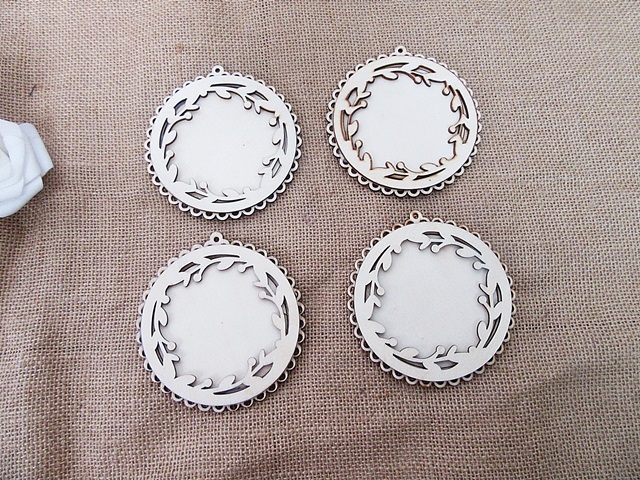 12Pcs Vintage MINI Round Flower Edge Picture Photo Frame Hanging [st-ph ...