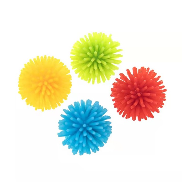 4Packs x 24Pcs Spiky Ball Play Soft Spiked Toy Balls Mixed 30mm [toy-r ...