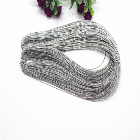6Rolls X 100m Silver Metallic Tinsel Cord String Wrap Ribbon DIY [ac ...
