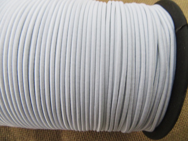 200m White Sewing Elastic Thread Cord Making 2mm Thick [cf-eb-ch23 ...