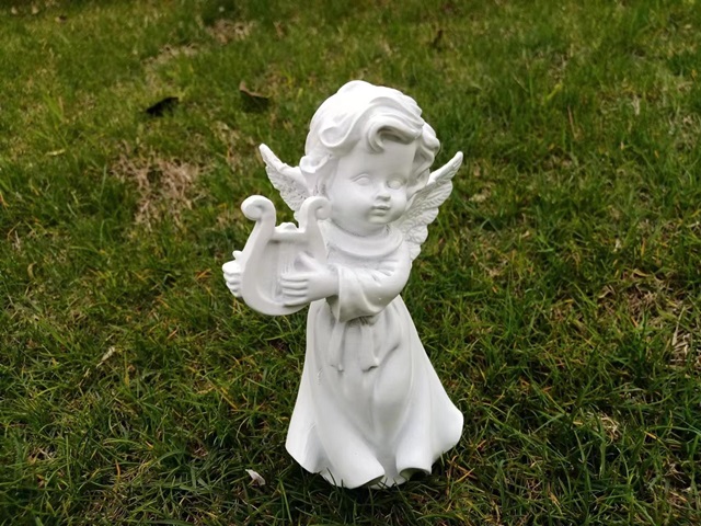 4Pcs Little Angel Playing Music Instruments Figurine Decor [cra-zxch3 ...