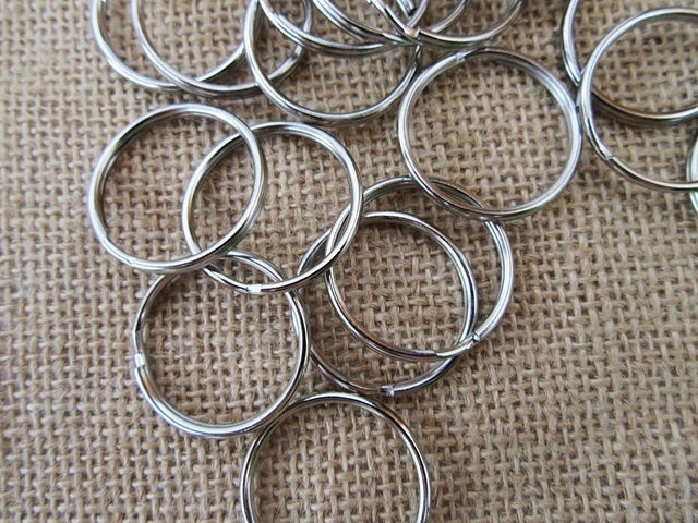200Pcs Nickel Plated Split Ring Split Key Chain Rings 2.8cm [kr-a-ch67 ...