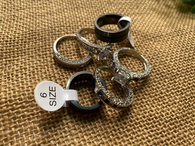 Ring display case front view