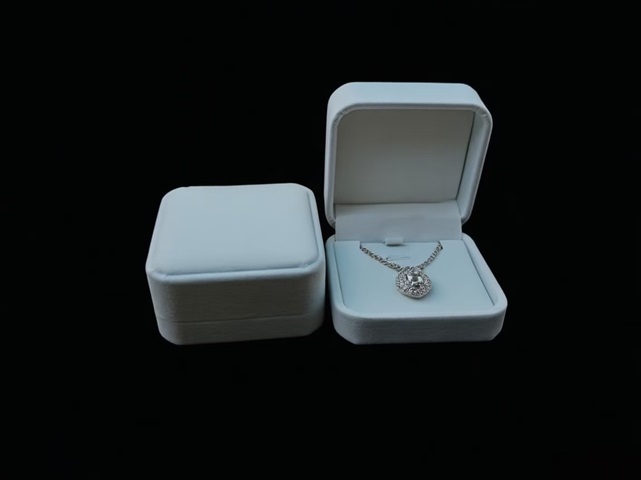 Ring display case front view